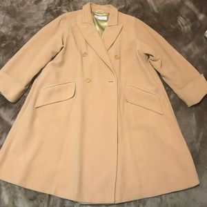 Maxamara vintage oversized camel coat